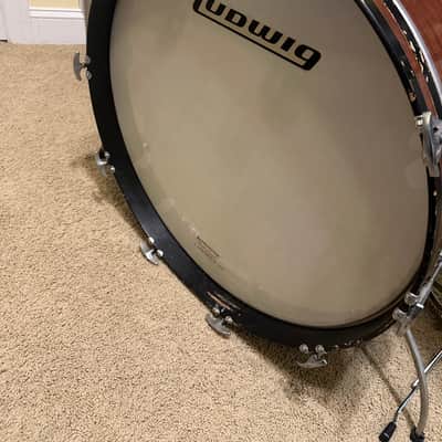 Ludwig 14/18/24 Drum Kit Vintage Mid - 1970’s - Mahogany Cortex image 7