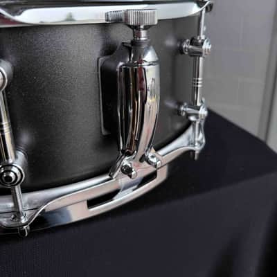 Gretsch 5.5x14" Mike Johnston Brooklyn Standard Snare Drum in Satin Black Metallic w/ Video Link image 2