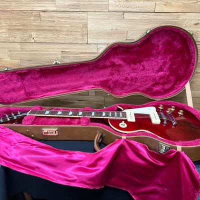 Gibson Les Paul Deluxe Guitar 30th Anniversary 2001 - Wine Red Flame Top w/Mods + OHSC image 25