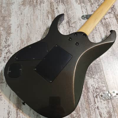 Ibanez RG570 MIJ Japanese Pre Prestige Original Wizard Neck Edge Tremolo Paul Gilbert Dimarzio PAF Pro Bridge Pickup Early 1990s Black Metallic image 9
