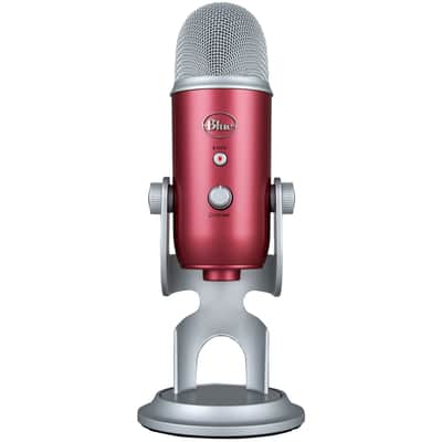 BLUE MICROPHONES Yeti USB Microphone Steel Red + Mic. Wind Screen image 2
