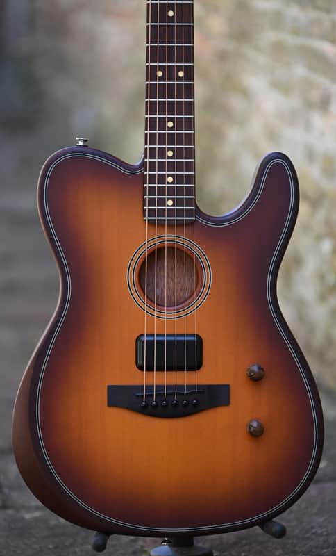 Fender Acoustasonic Standard Telecaster - Honey Burst image 1
