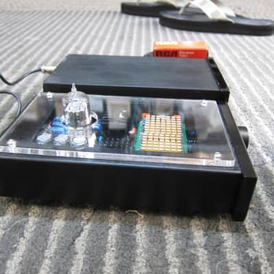Hifiman EF-5 Hybrid Tube Headphone Amp  RCA, NICE, Powerful DY-1 Upper Line Power Supply,, RCA Vintage Tube, NICE - Black image 2