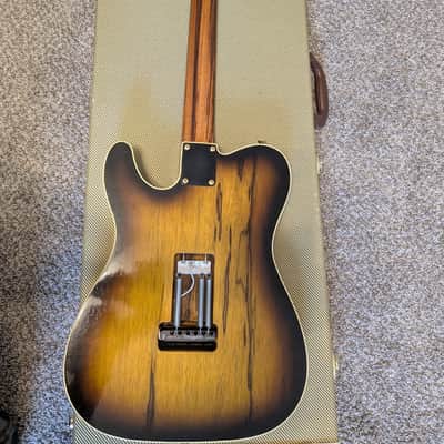 Warmoth/Fender Telecaster Black Korina image 10