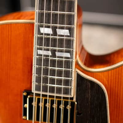 Eastman AR580CE-HB Archtop Electric Guitar - Honey Burst with Hardshell Case image 9