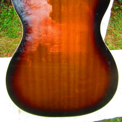 Regal Resonator Guitar, Sunburst Finish, Gig Bag, Sounds Good image 6