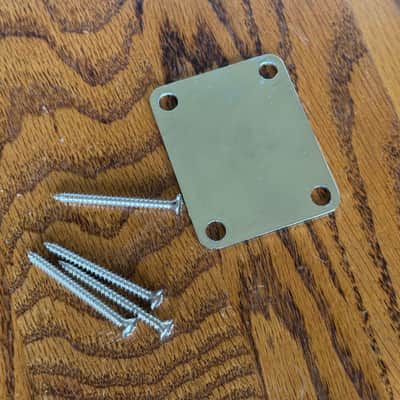 Fender Squier Neck Plate with Screws for Stratocaster, Telecaster, Jazzmaster, Mustang, Jaguar and other Electric Guitars - Chrome image 5