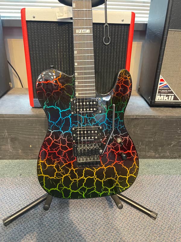 ESP LTD Eclipse '87 Present - Rainbow Crackle image 1