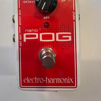 Electro-Harmonix Nano POG Polyphonic Octave Generator 2015 - Present - Red / White image 1