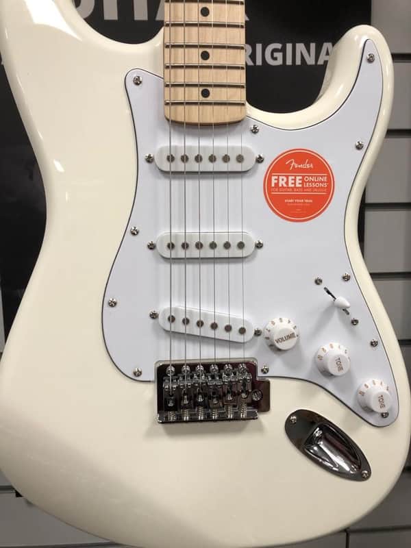 Squier Affinity Stratocaster, Olympic White, Maple Fingerboard image 1