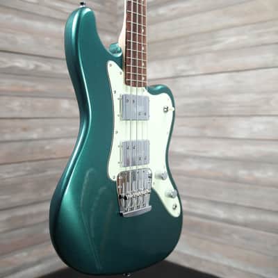 Squier by Fender Paranormal Rascal HH Bass - Sherwood Green (0414-SR) image 4