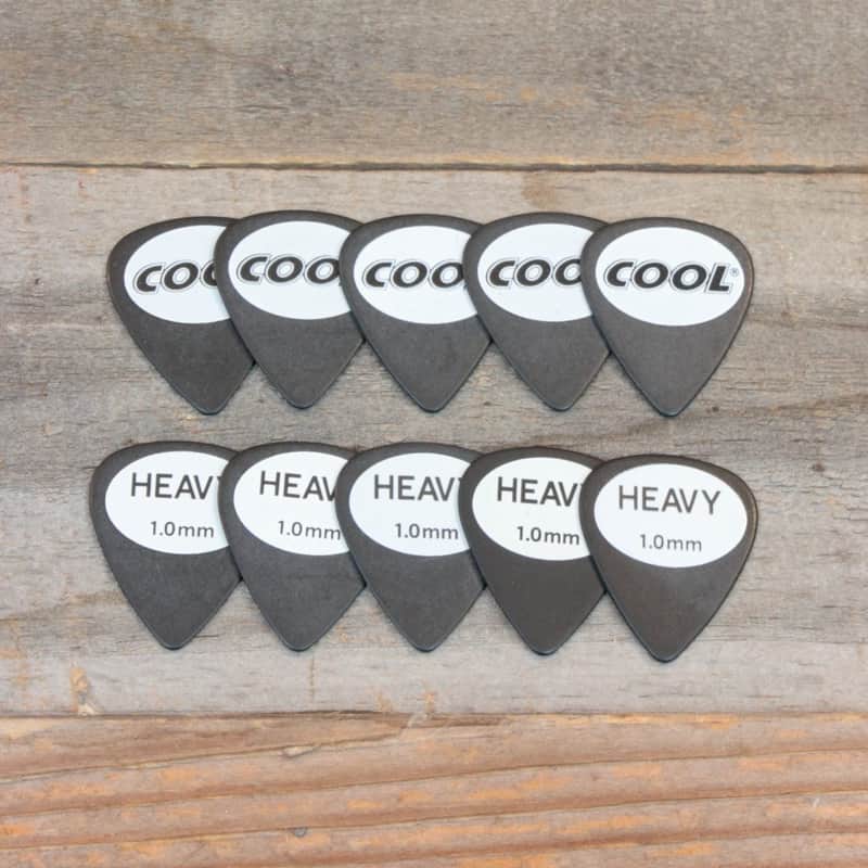 Cool Heavy 1.0mm Area 52 Alien Skin-Grip Set of 10 Picks image 1