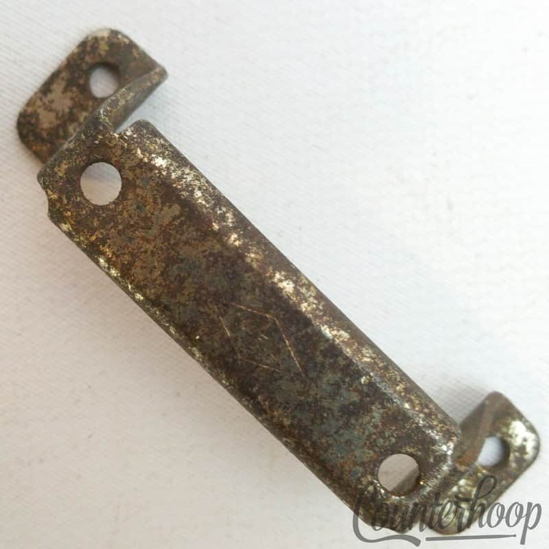 WFL Diamond-Stamped Butt Plate Nickel Vintage 40s Snare Drum Part Chicago Ludwig image 1