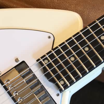 1970's Ovation Breadwinner Early Model w/ Side Jack Electric Guitar White + OHSC image 3