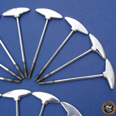 Sonor Teardrop Champion T-rods Tension Rods Bass Drum Lot of 16 Vintage image 6