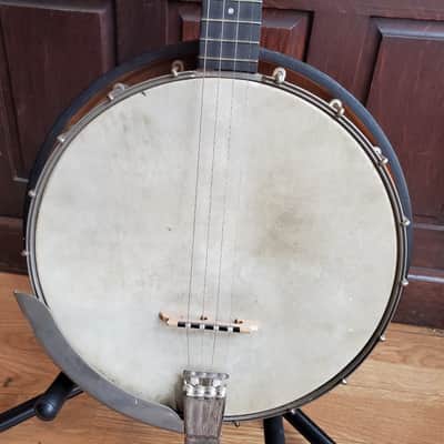 Antique 1930s Sterling Tenor Banjo ~ New Tailpiece and Bridge ~ With NOCC ~*SALE*~ See Video! image 7
