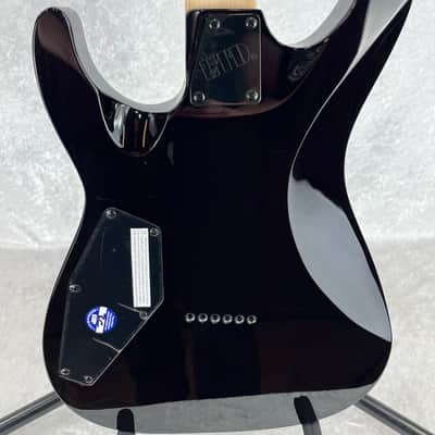 IN-STOCK - LTD MH-200HT QUILTED MAPLE HARDTAIL GUITAR | DARK BROWN SUNBURST image 5