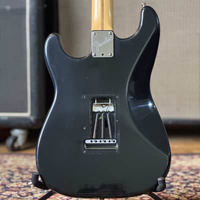 Fender American Standard Stratocaster with Rosewood Fretboard 1995 - Black W/ Custom Shop Pickguard And pickups image 10