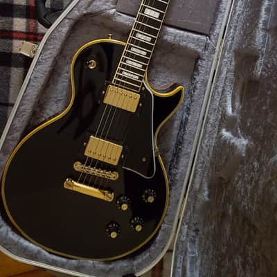 Greco EG1000 1980 Black Super Real Les Paul Custom DRY Z pickups: top of the line image 1