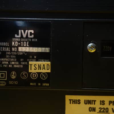 Immagine JVC KD-10 Stereo Cassette Deck - 1978 - platine K7 vintage - silver - 18