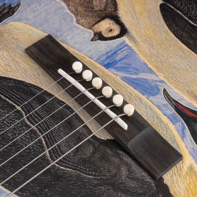 Martin 00L Biosphere IV Limited Edition Grand Concert Acoustic Guitar, Solid Spruce Top, Penguins image 12