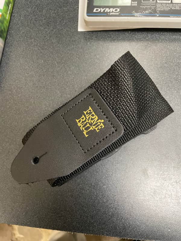 Ernie Ball Gold logo Guitar Strap image 1