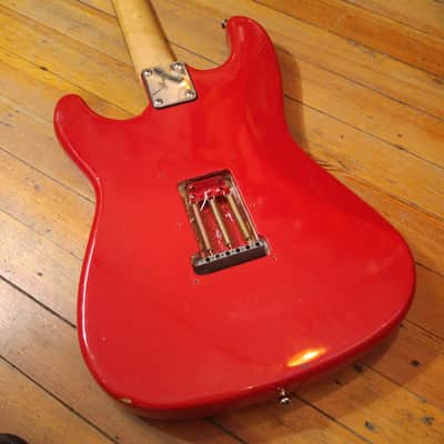 Fullerton Single Humbucker Doublecut Electric Red image 12