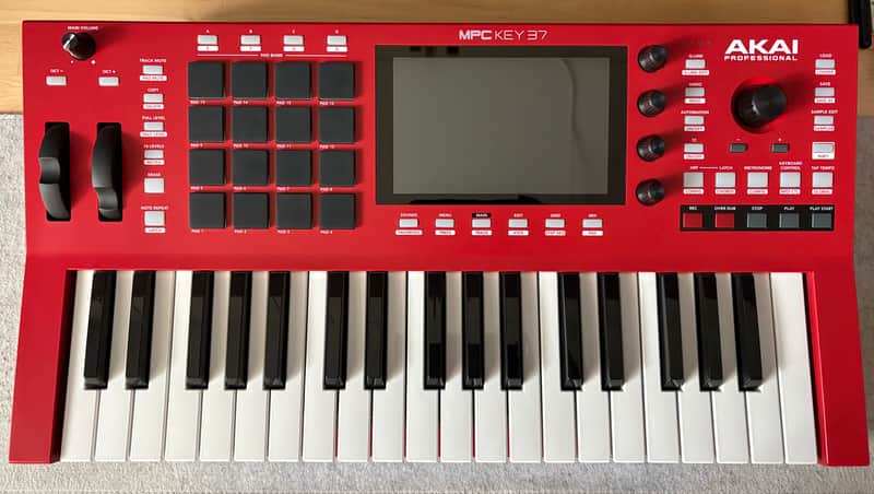 Akai MPC Key 37 Standalone Workstation Synthesizer 2024 - Present - Red image 1