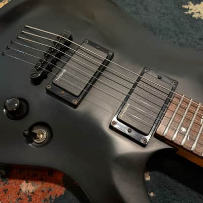 Schecter Damien-6 - Satin Black image 10