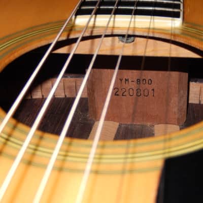 MADE IN JAPAN 1977 - YAMAKI YM800 - WONDERFUL - MARTIN D35 CLASS - ACOUSTIC GUITAR image 4