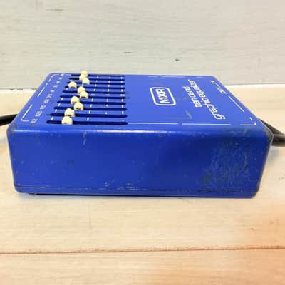 MXR Model 108 10-Band Graphic Equalizer EQ Pedal Blue AC Powered 1970's image 6