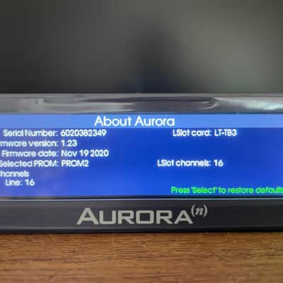 Lynx Aurora (n) 16-Channel AD/DA Converter with Thunderbolt Interface 2010s - Blue/Black image 2
