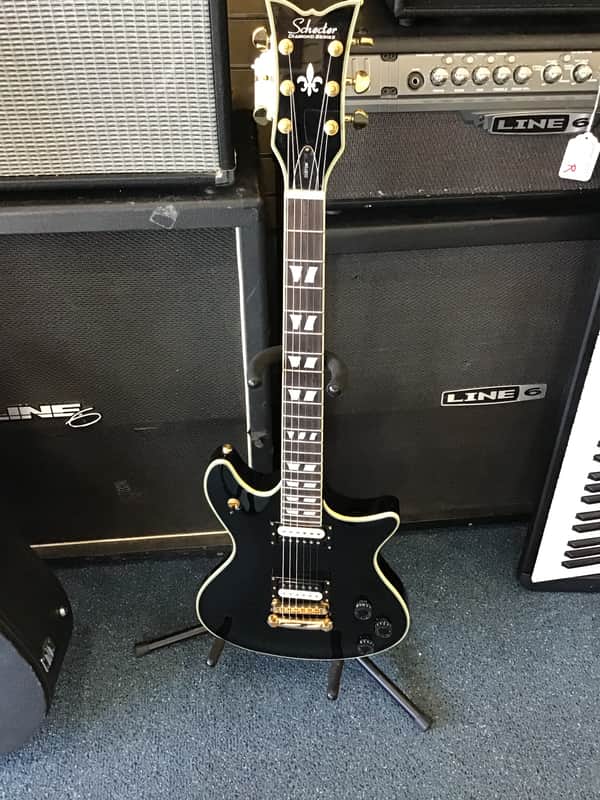Schecter TEMPEST CUSTOM DIAMOND SERIES LATE 2000’s - BLACK image 1