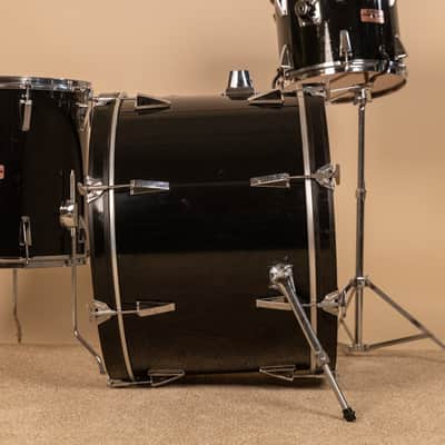 Vintage Yamaha 5000 Jet Black Drum Set 16x24 10x12 and 16x16 image 9