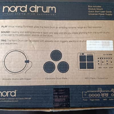 Nord Drum 1 boxed with manual, PSU and mount image 9