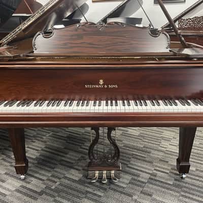 Steinway Model B 6'11" Grand Piano 1888 (Restored) - Satin Brazilian Rosewood image 6