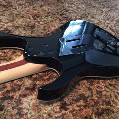 Ibanez RGIR27E Iron label RG 7 String w/ EMG 707, Stutter Switch in Black with White Binding image 3