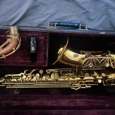 Rare Vintage Jouan & Guesdon Paris Alto Saxophone - Made in France - Project Horn with Case & Yamaha 4C image 10