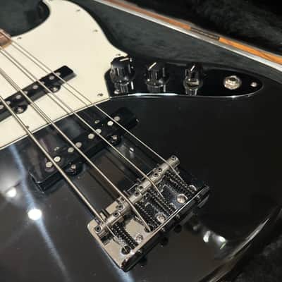 Fender American Standard Jazz Bass 1996 - Black 50th Anniversary image 3