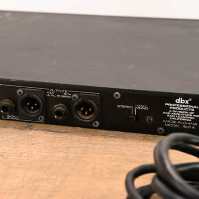 dbx 1531X Dual 31-Band Graphic Equalizer with Mono/Stereo Switch CG01XS3 image 8