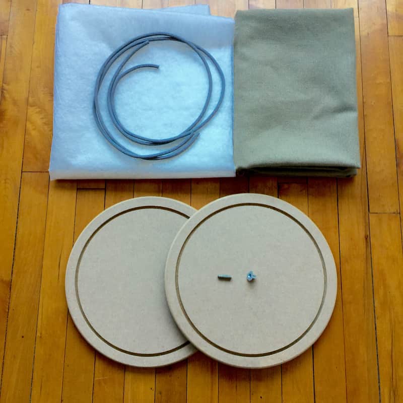 DIY Bass Traps - Tube Trap Diffuser - Corner Trap Sound Panel - 12.5 Inch Dia Full Round KIT image 1