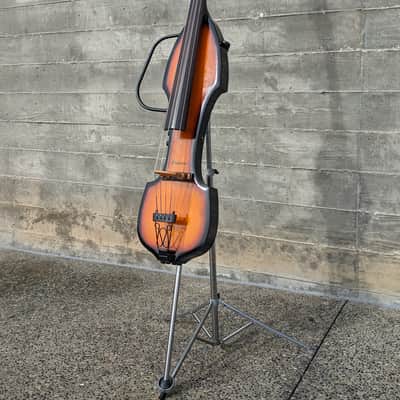 Palatino VE-500 3/4 Electric Upright Bass, Sunburst image 2