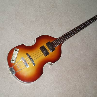Hofner 500/1 '60 Cavern Model Bass/Left-handed 1990's Shaded Brown image 2