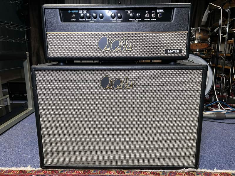 PRS J-MOD 100 John Mayer Signature 100-Watt Guitar Halfstack 2017 Stealth Black / Salt & Pepper image 1