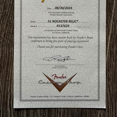 2024 Fender Nocaster 1951 Relic Custom Shop All Complete image 15