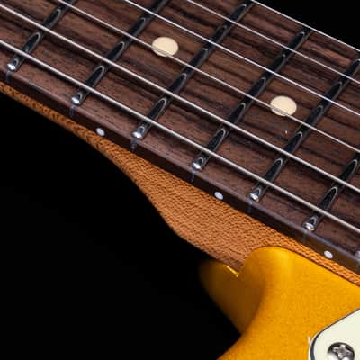 EART YMX-SG3,Roasted Book-match Mahogany Solid Body,22 Stainless Steel Frets,6-Point Synchronized Tremolo image 7