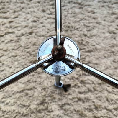 PREMIER BEVERLEY FLUSH BASE 6415 - Straight Drum Cymbal Stand Vintage 60s image 5
