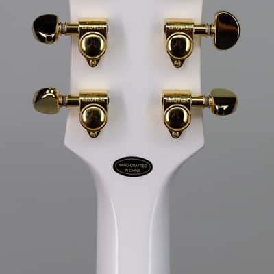 Epiphone Inspired by Gibson Custom Les Paul Custom Alpine White image 5