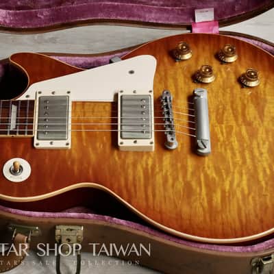 2006 Gibson Custom Shop 1959 Les Paul Reissue Tom Murphy Aged-Iced Tea Burst image 3