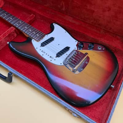 1974 Fender Mustang 3-Tone Sunburst image 7
